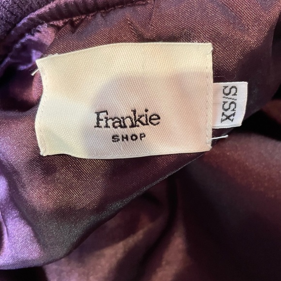 The Frankie Shop Astra Bomber Jacket - Royal Purple - Picture 5 of 6